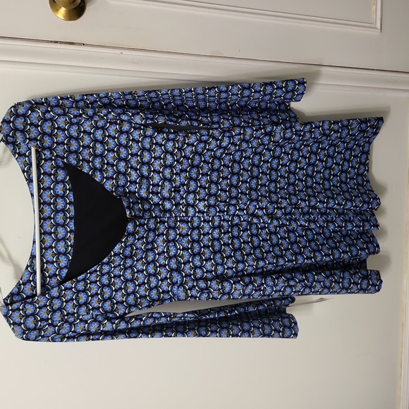 NWT Trafaluc collection from Zara cotton print mini dress. Flare long sleeves - Picture 4 of 5